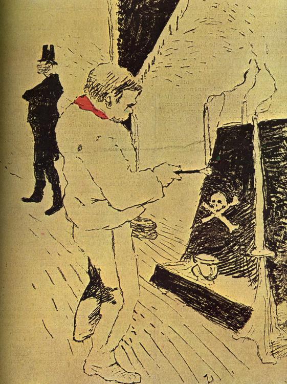 The Last Drop (1887) – Henri de Toulouse-Lautrec Tablo