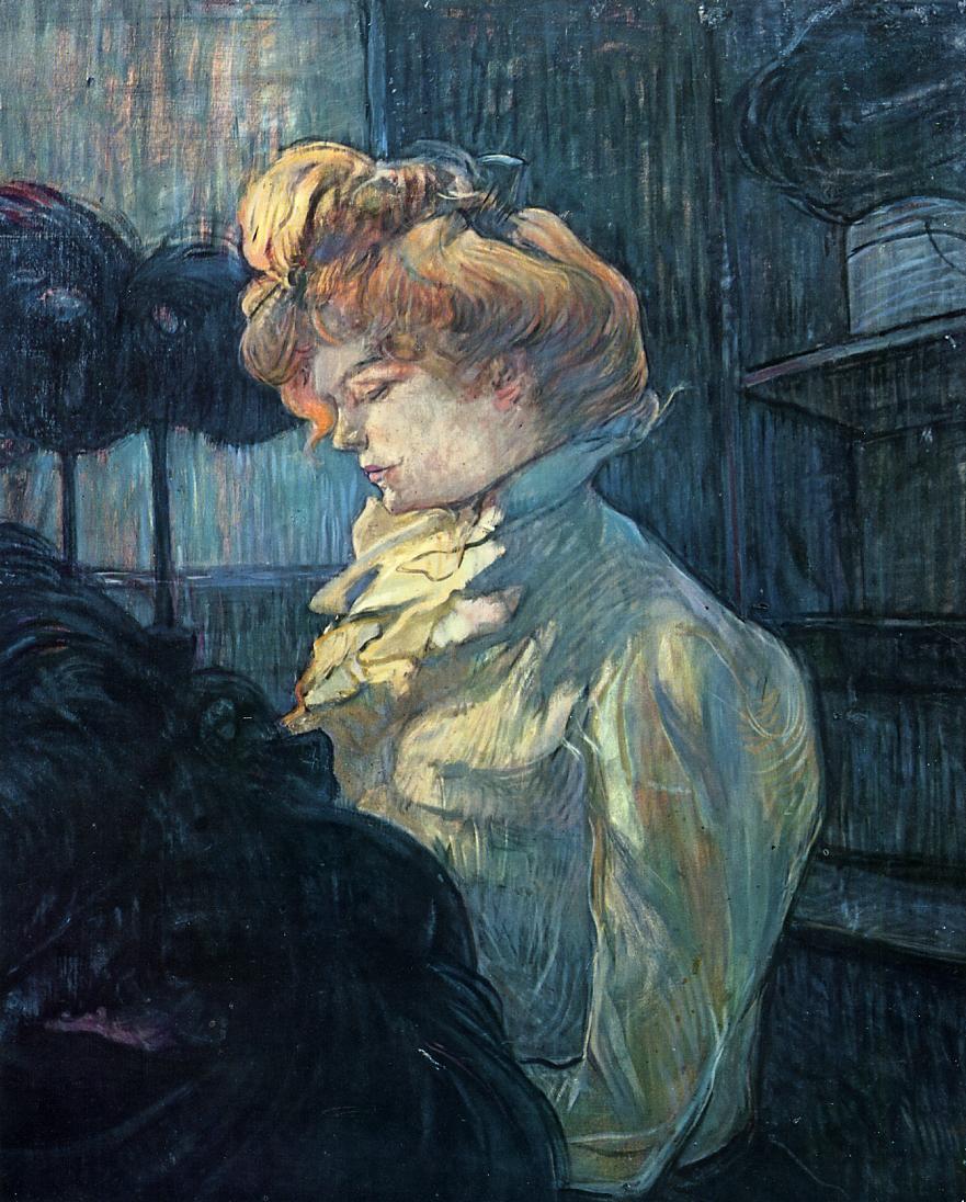 The Milliner (1900) Henri de Toulouse-Lautrec tablo - Dekolata