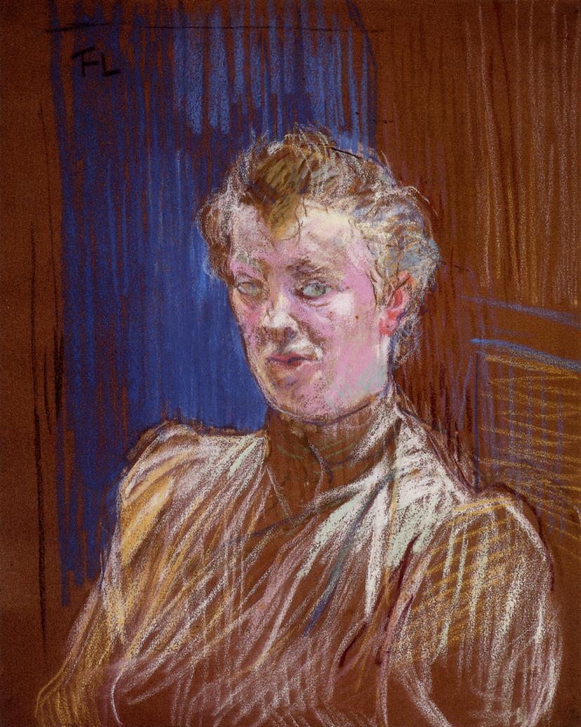 The Pierreuse Gabrielle (1893) Henri de Toulouse-Lautrec tablo - Dekolata