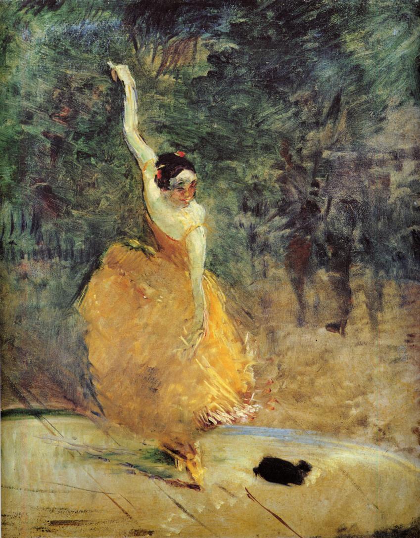 The Spanish Dancer (1888) – Henri de Toulouse-Lautrec Tablo