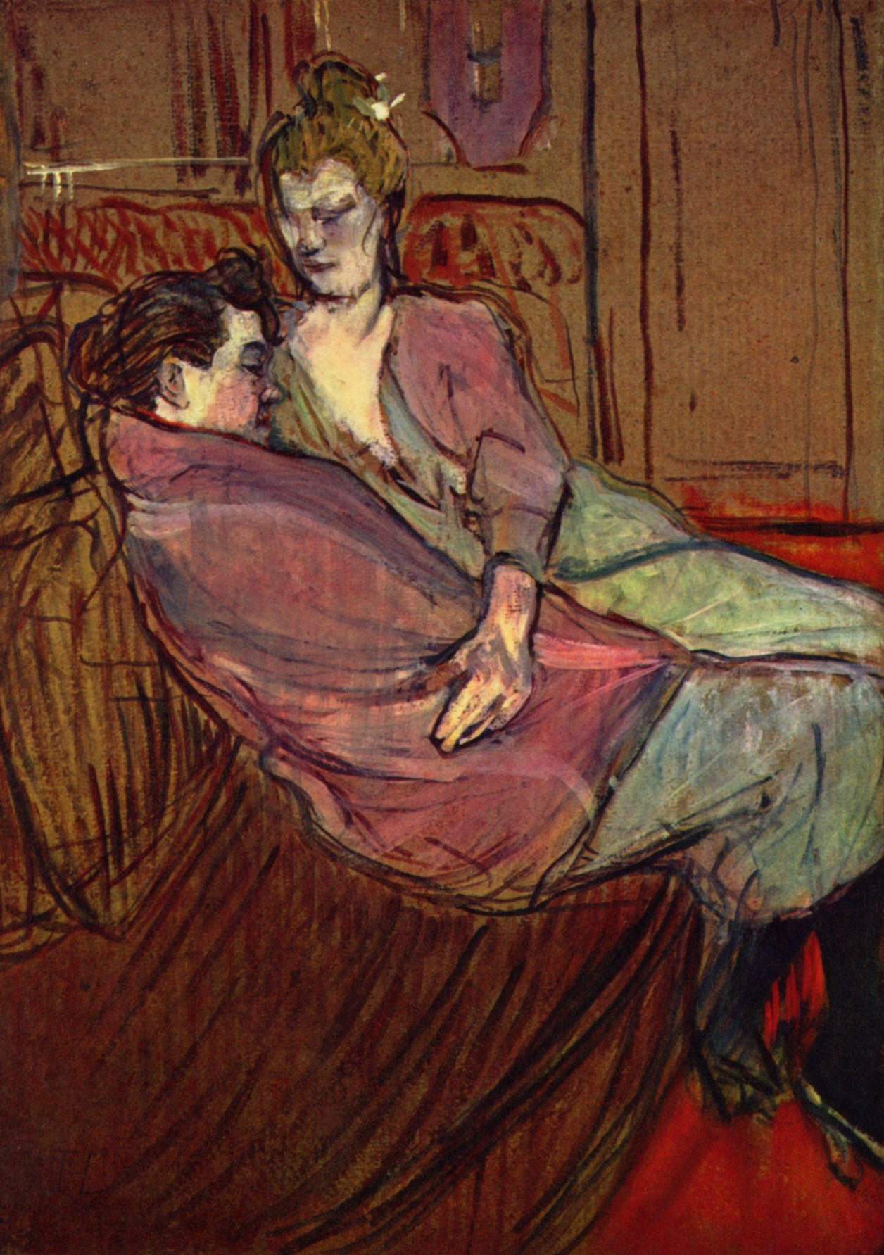 The Two Friends (1894) – Henri de Toulouse-Lautrec Tablo