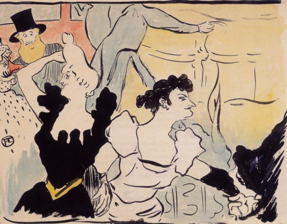 The ball (1870) – Henri de Toulouse-Lautrec Tablo
