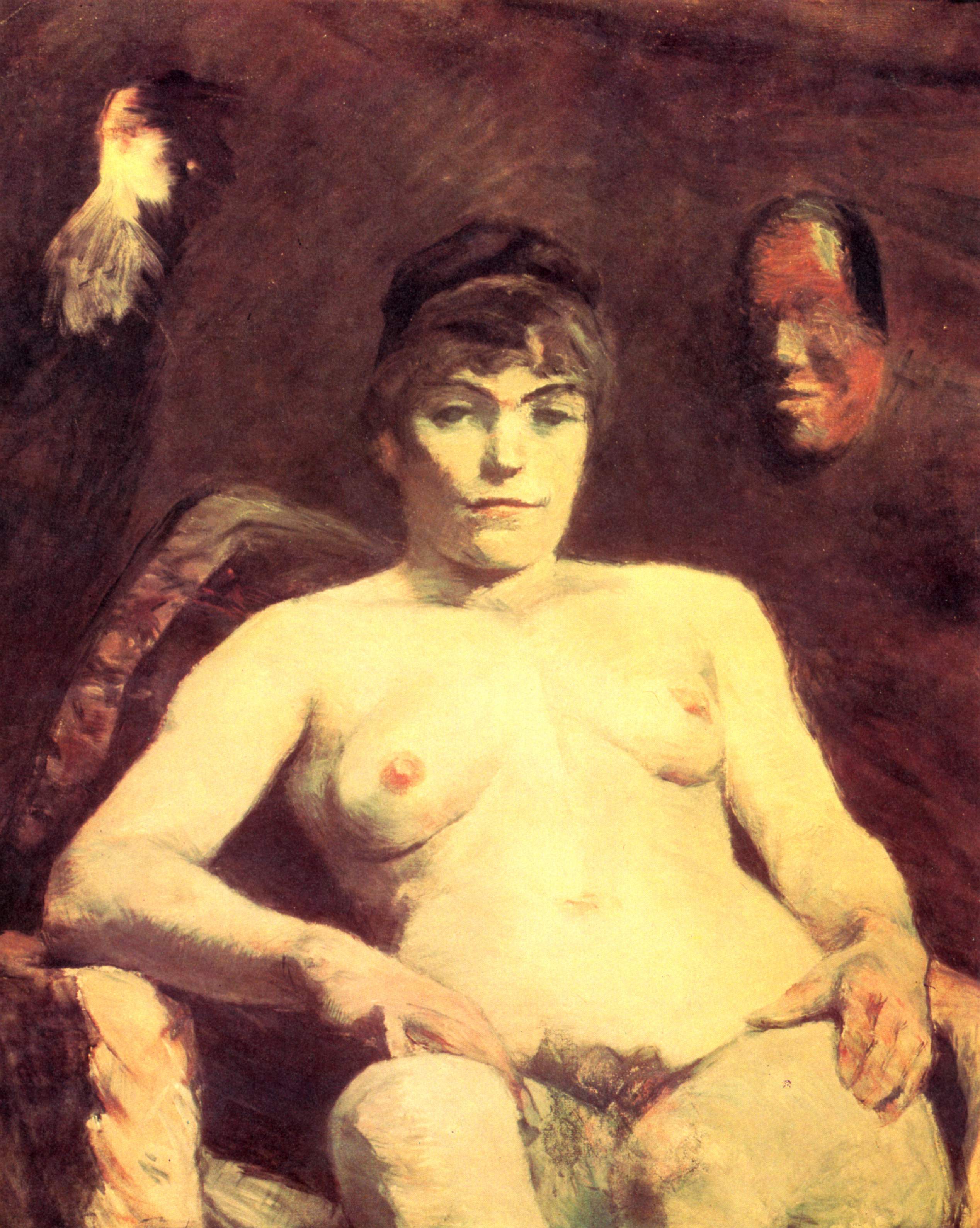 The big Maria, Venus Mintmartre (1884) Henri de Toulouse-Lautrec tablo - Dekolata