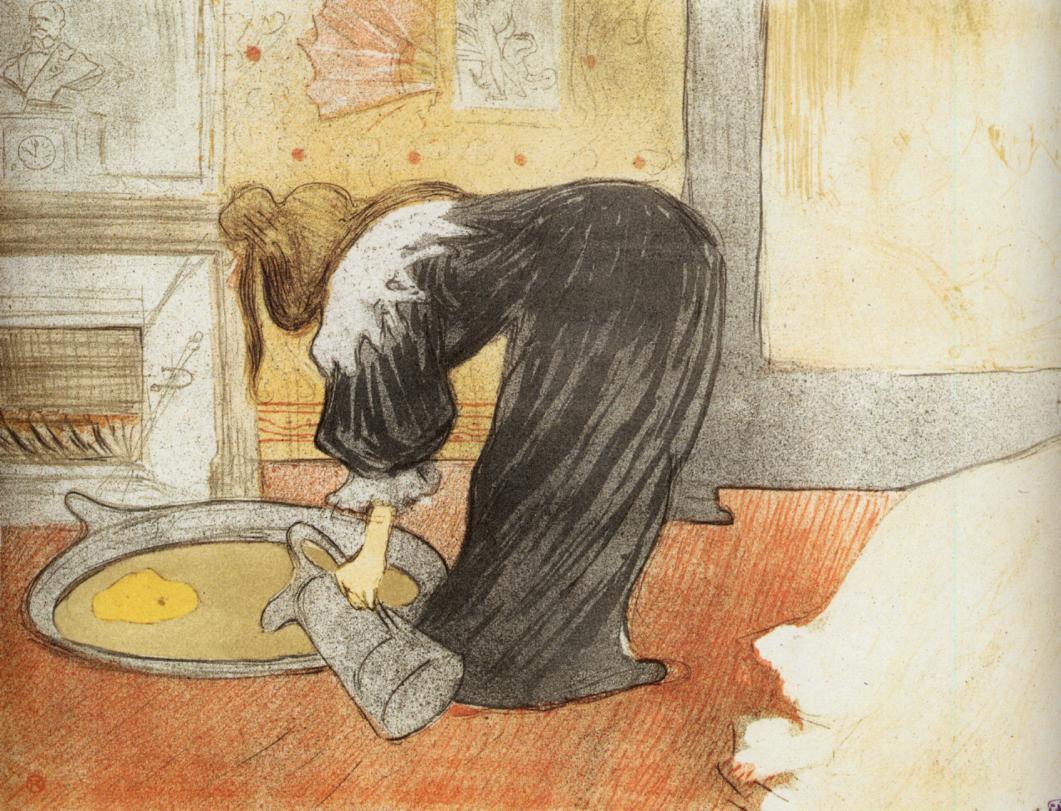 They Woman with a Tub (1896) – Henri de Toulouse-Lautrec Tablo