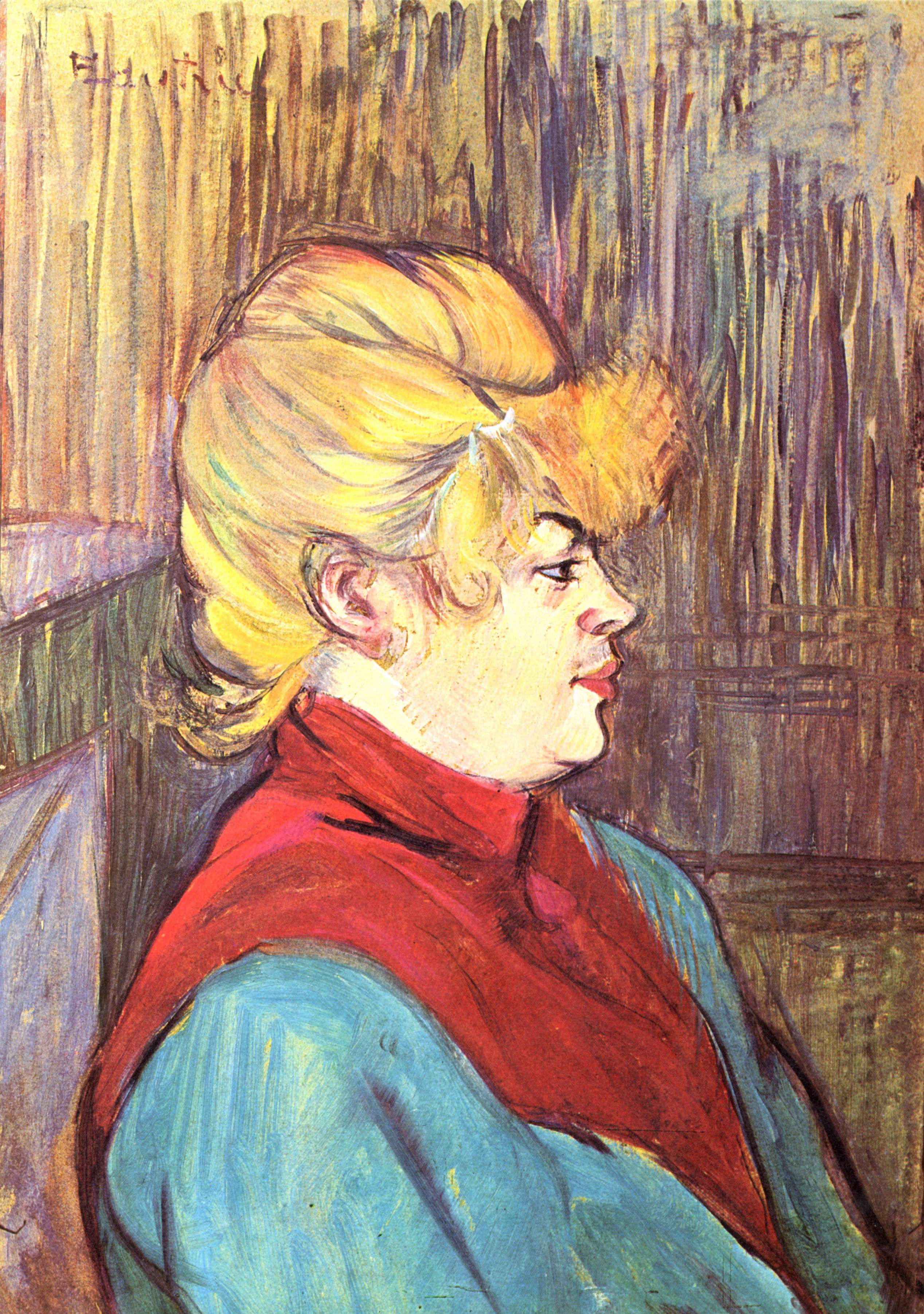 Woman brothel (1894) Henri de Toulouse-Lautrec tablo - Dekolata