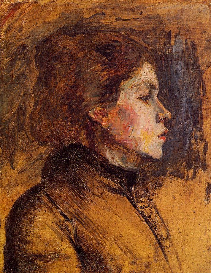 Woman s Head (1899) Henri de Toulouse-Lautrec tablo - Dekolata