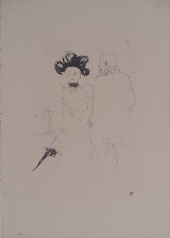 Yahne et Antoine, dans l0age difficile (1895) Henri de Toulouse-Lautrec tablo - Dekolata