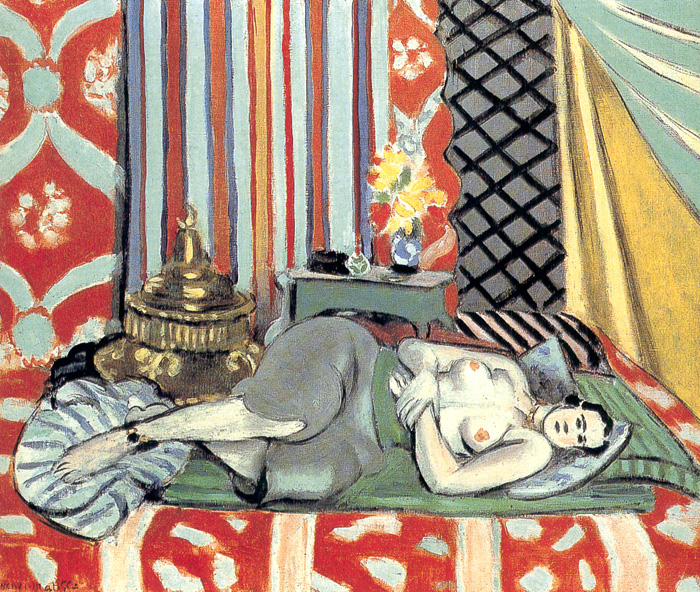 A Nude Lying on Her Back (1927) Henri Matisse tablo - Dekolata