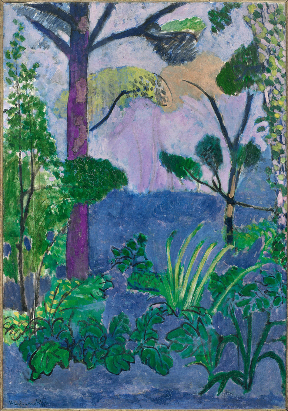 Acanthus (Moroccan Landscape) (1912) Henri Matisse tablo - Dekolata