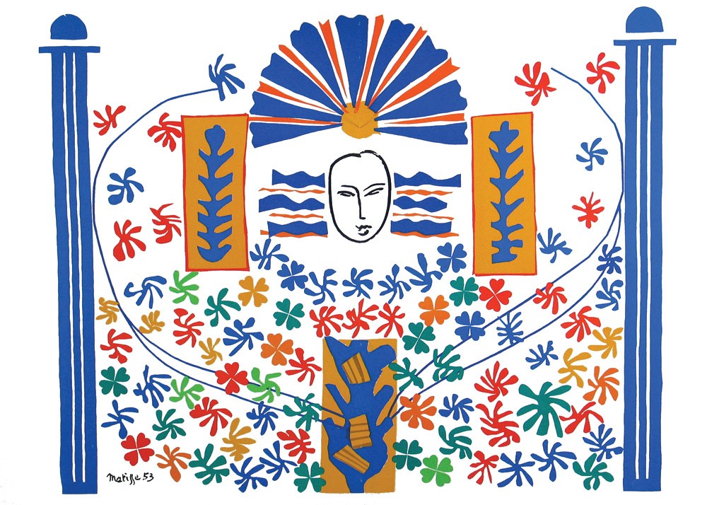 Apollo (1953) Henri Matisse tablo - Dekolata