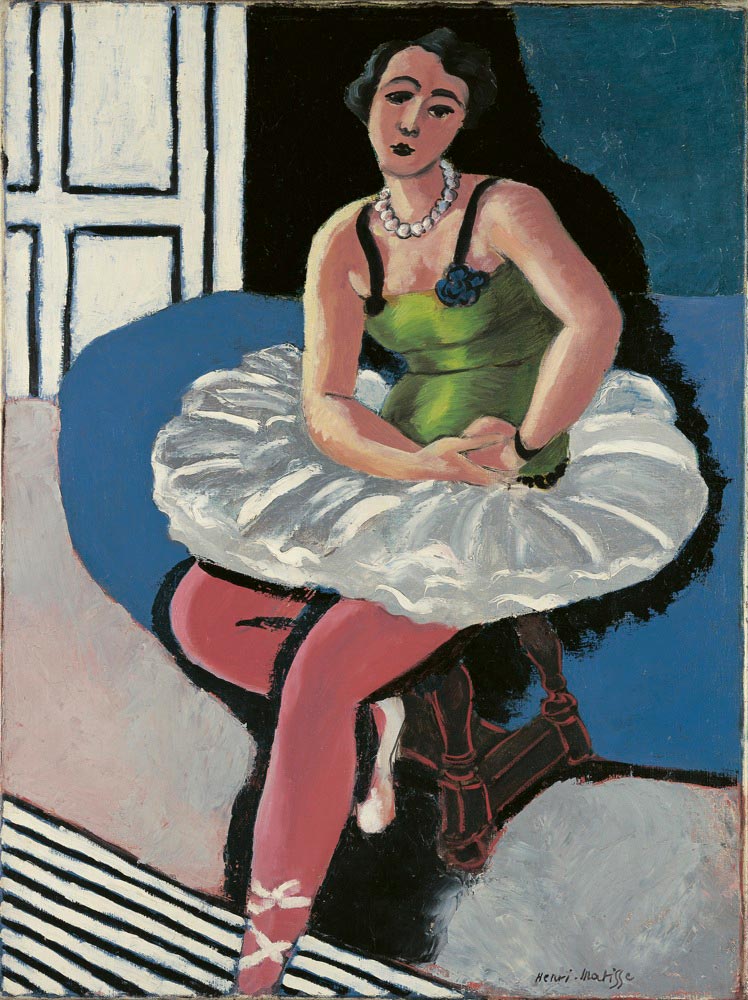 Ballet Dancer Seated on a Stool (1927) Henri Matisse tablo - Dekolata