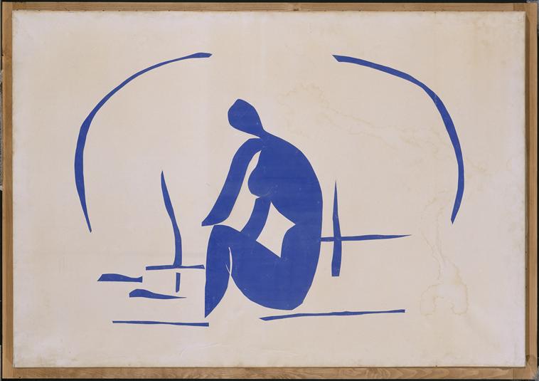 Bather in the Reeds (1952) Henri Matisse tablo - Dekolata