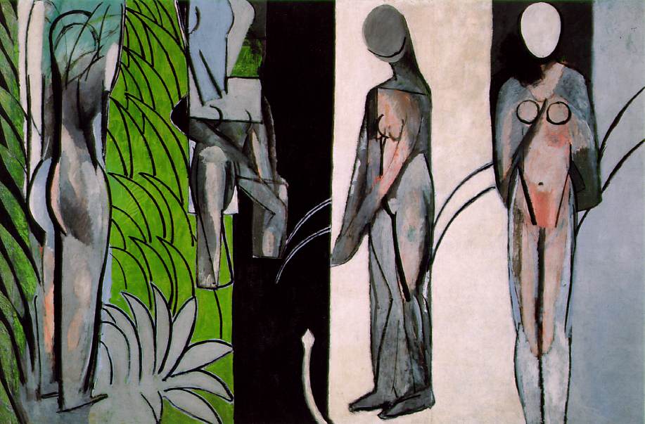 Bathers by a River (1909) Henri Matisse tablo - Dekolata