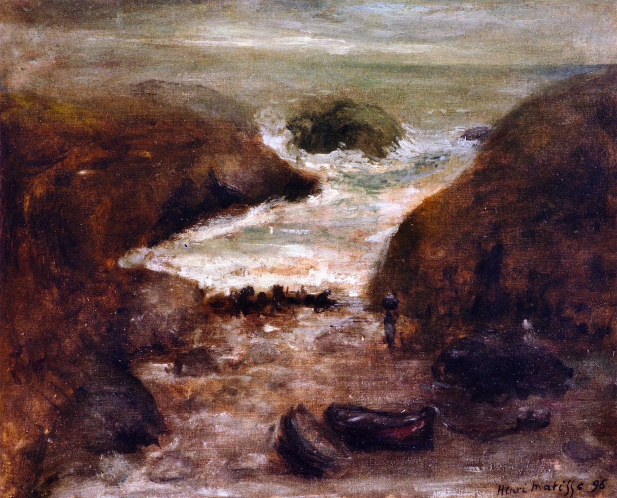Belle Ile (II) (1896) – Henri Matisse Tablo