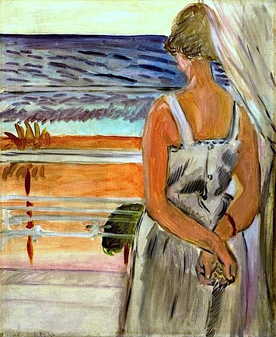 Beside the Window (1921) Henri Matisse tablo - Dekolata