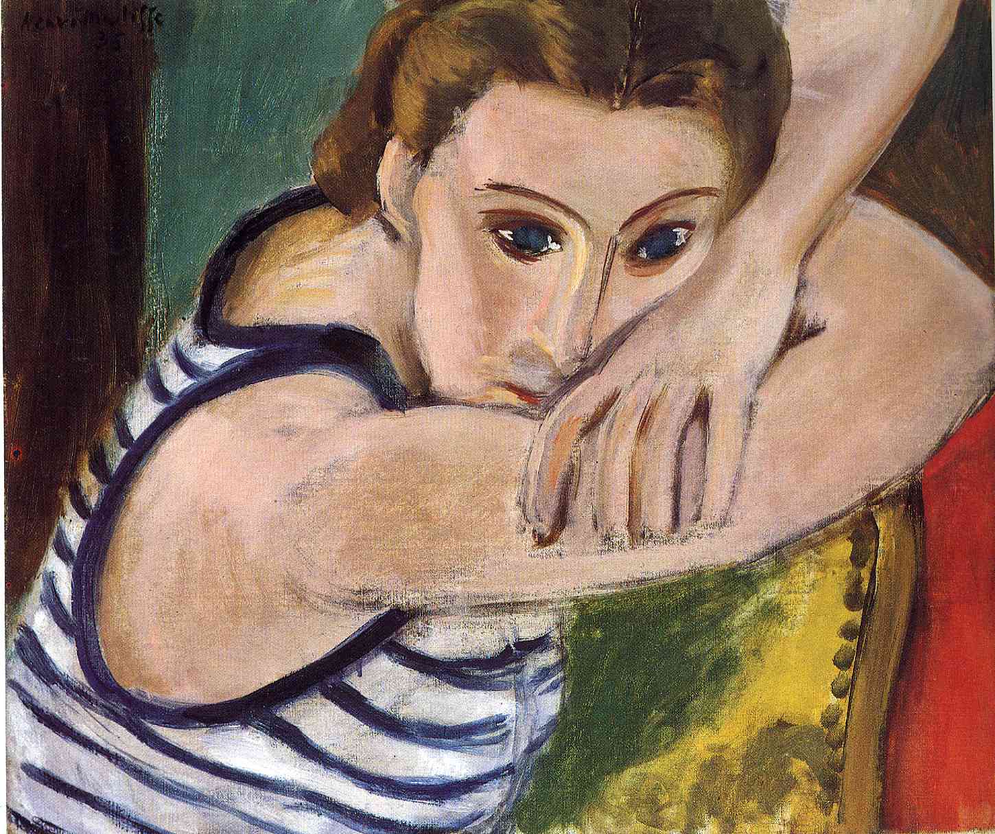 Blue Eyes (1934) – Henri Matisse Tablo
