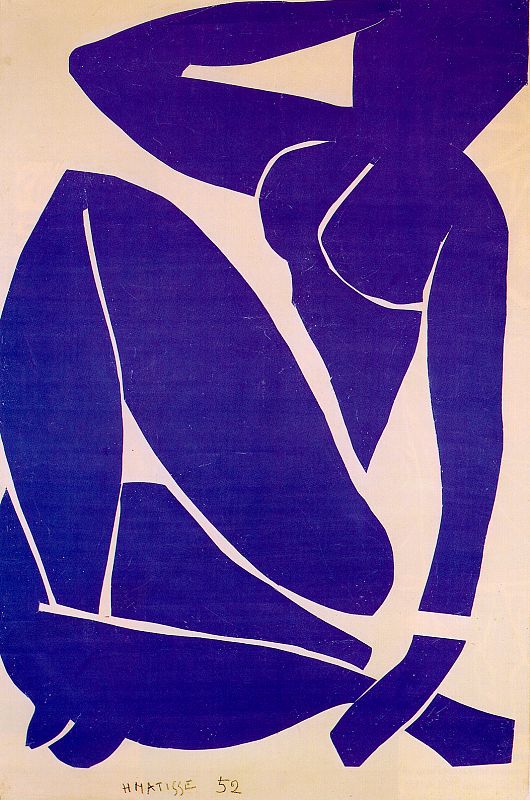 Blue Nude III (1952) Henri Matisse tablo - Dekolata