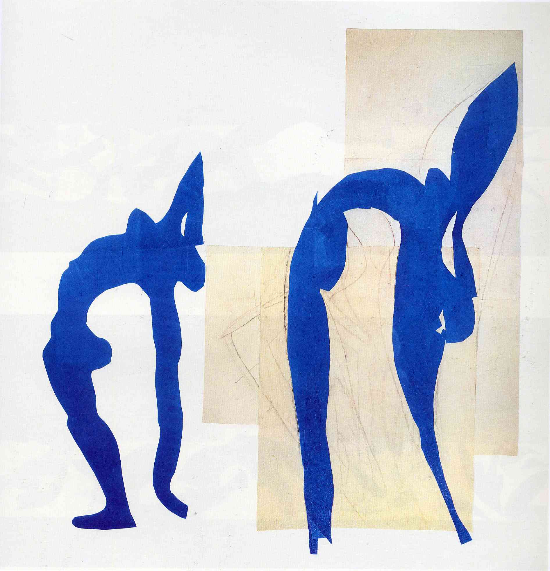 Blue Nudes (1952) Henri Matisse tablo - Dekolata