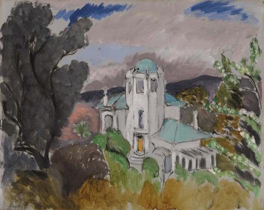 Blue Villa (1918) Henri Matisse tablo - Dekolata
