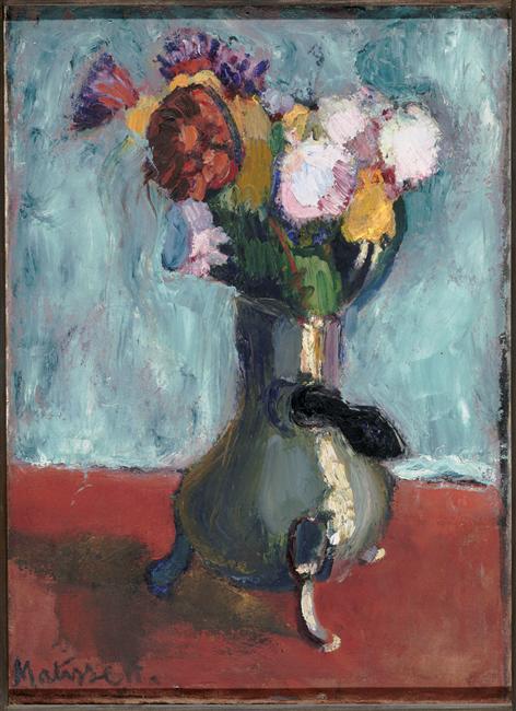 Bouquet of flowers in chocolate (1902) Henri Matisse tablo - Dekolata