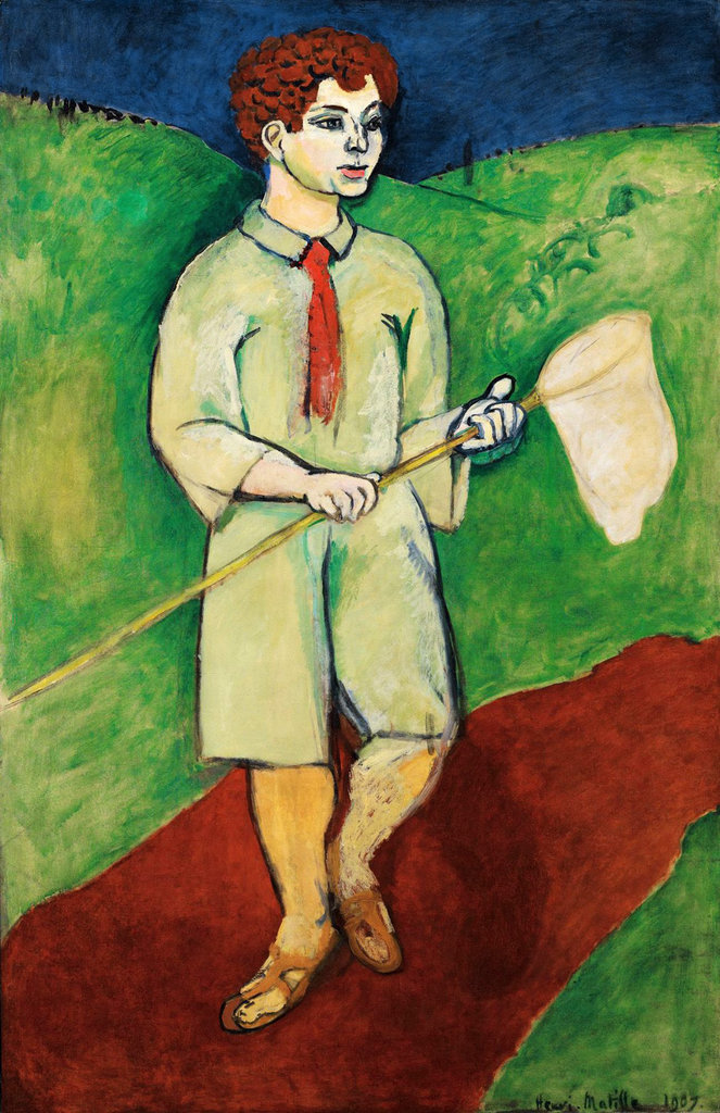 Boy with Butterfly Net (1907) Henri Matisse tablo - Dekolata