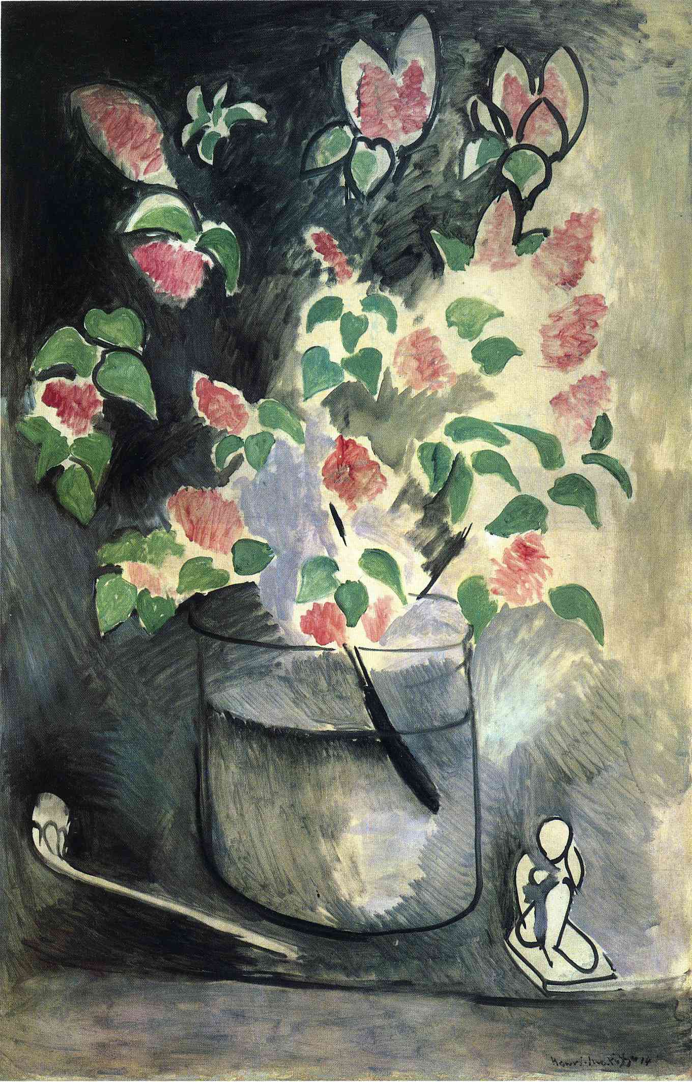 Branch of Lillacs (1914) – Henri Matisse Tablo