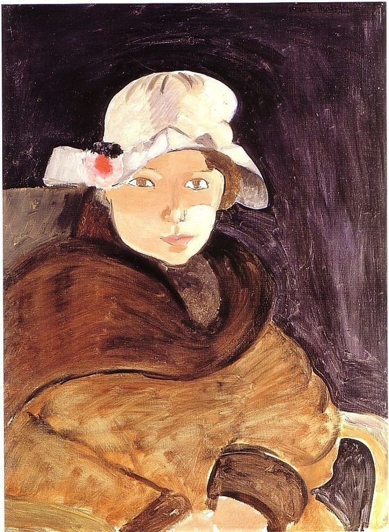 Brown Eyes (1918) Henri Matisse tablo - Dekolata
