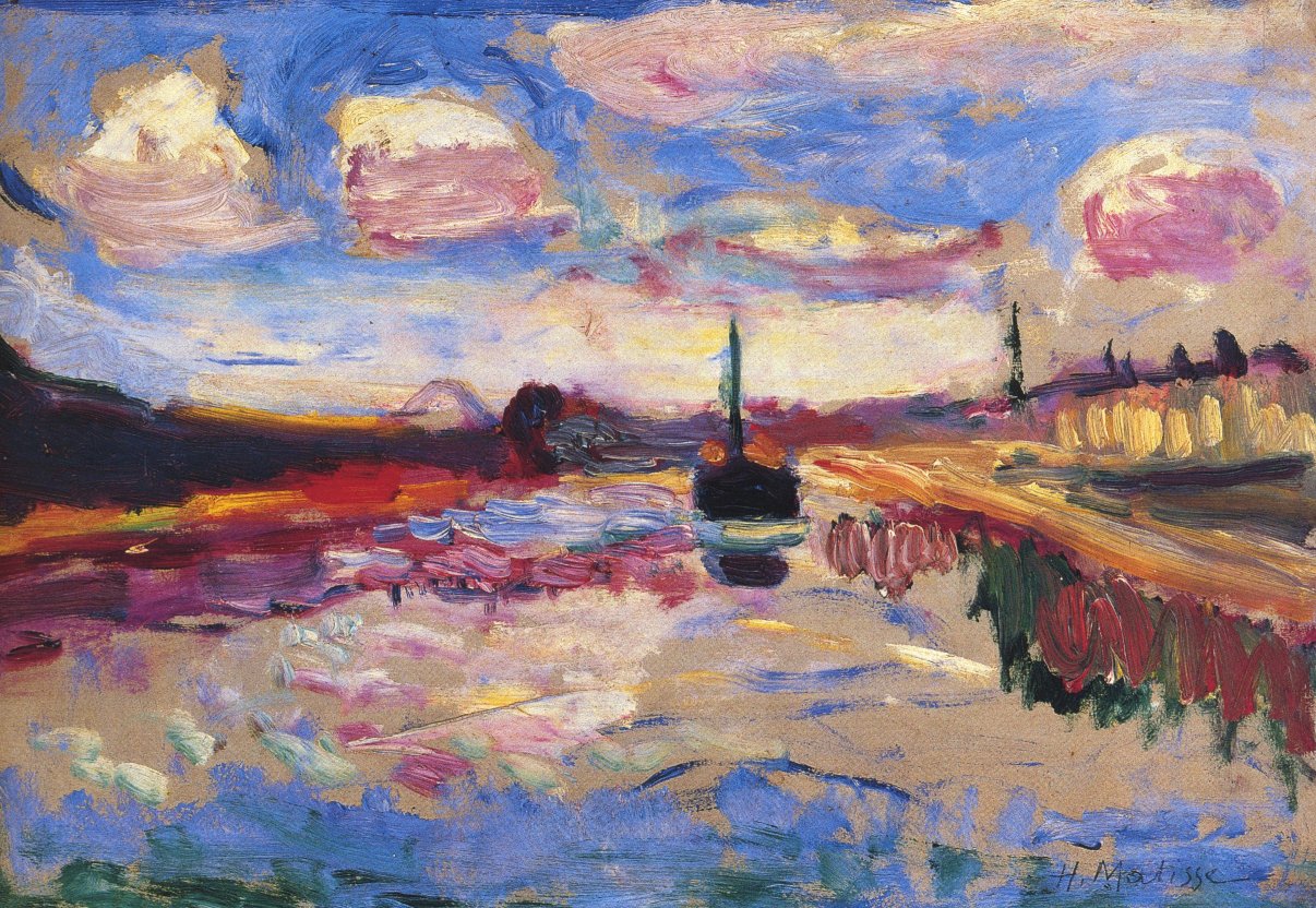 Canal Du Midi (1899) Henri Matisse tablo - Dekolata
