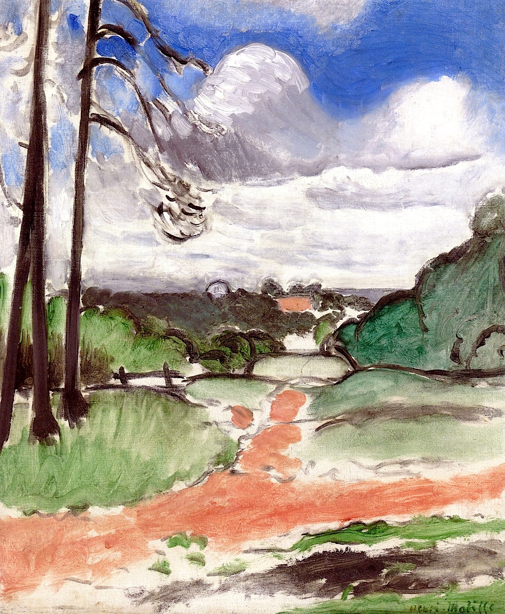 Chalais Meudon (1917) – Henri Matisse Tablo