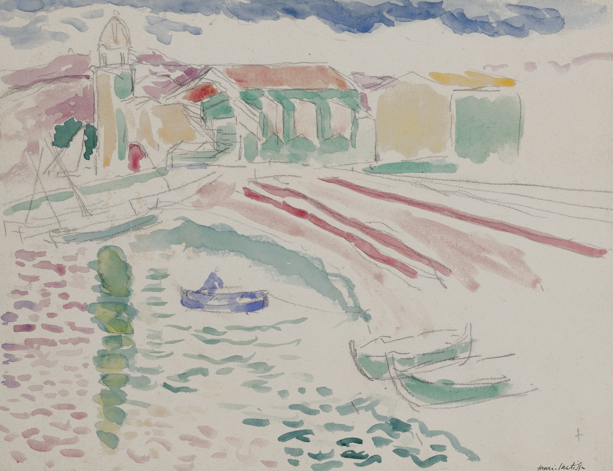 Collioure (1905) Henri Matisse tablo - Dekolata