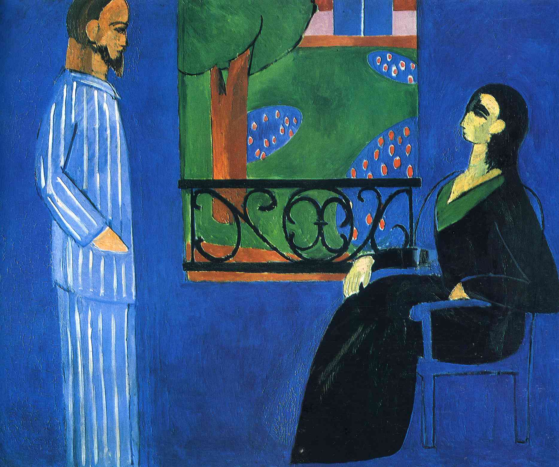 Conversation (1909) Henri Matisse tablo - Dekolata