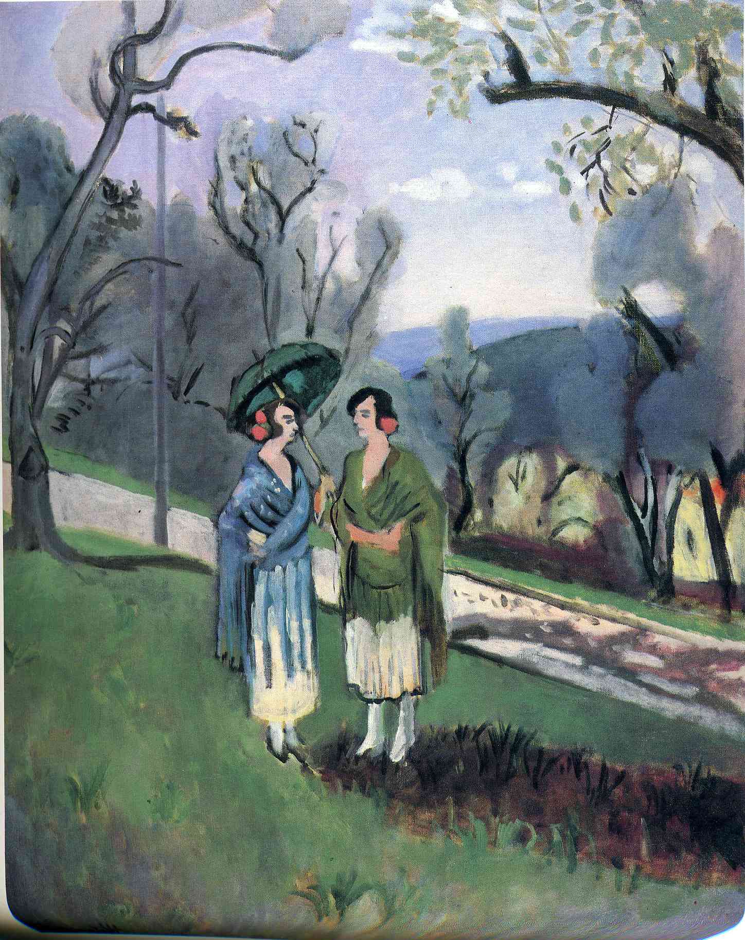 Conversation under the Olive Trees (1921) Henri Matisse tablo - Dekolata