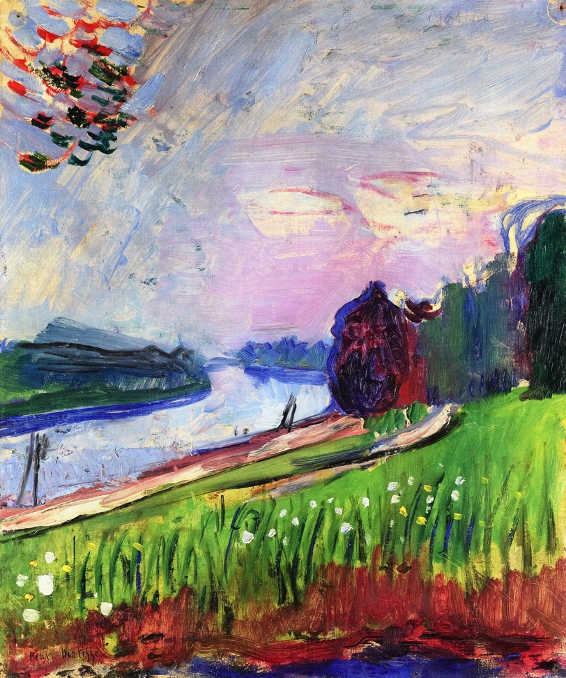 Copse of the Banks of the Garonne (1900) Henri Matisse tablo - Dekolata