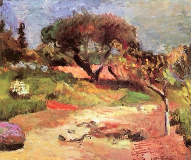Corsican Landscape (1898) Henri Matisse tablo - Dekolata