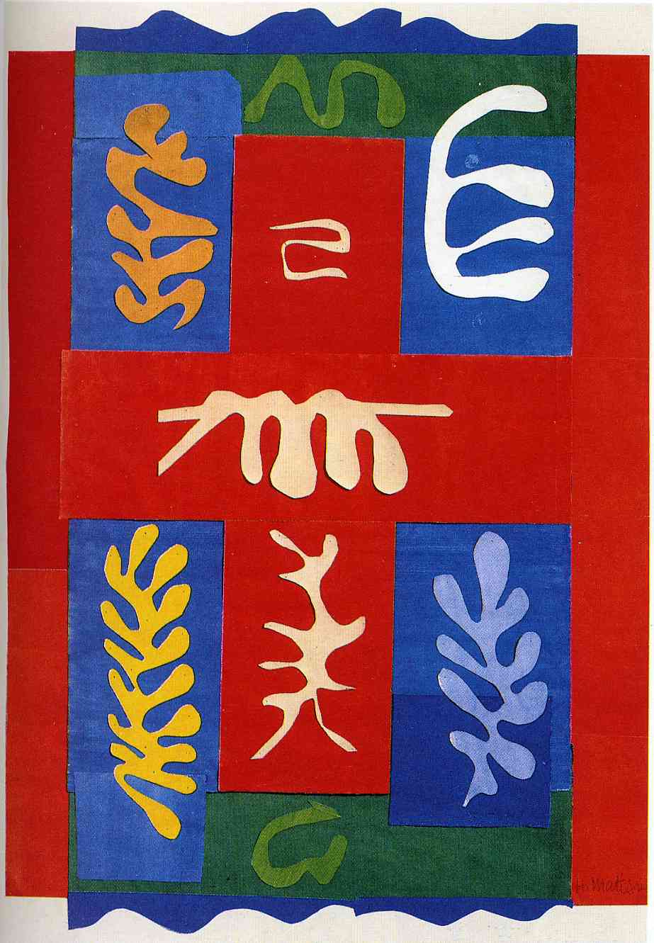 Cut Outs Henri Matisse tablo - Dekolata