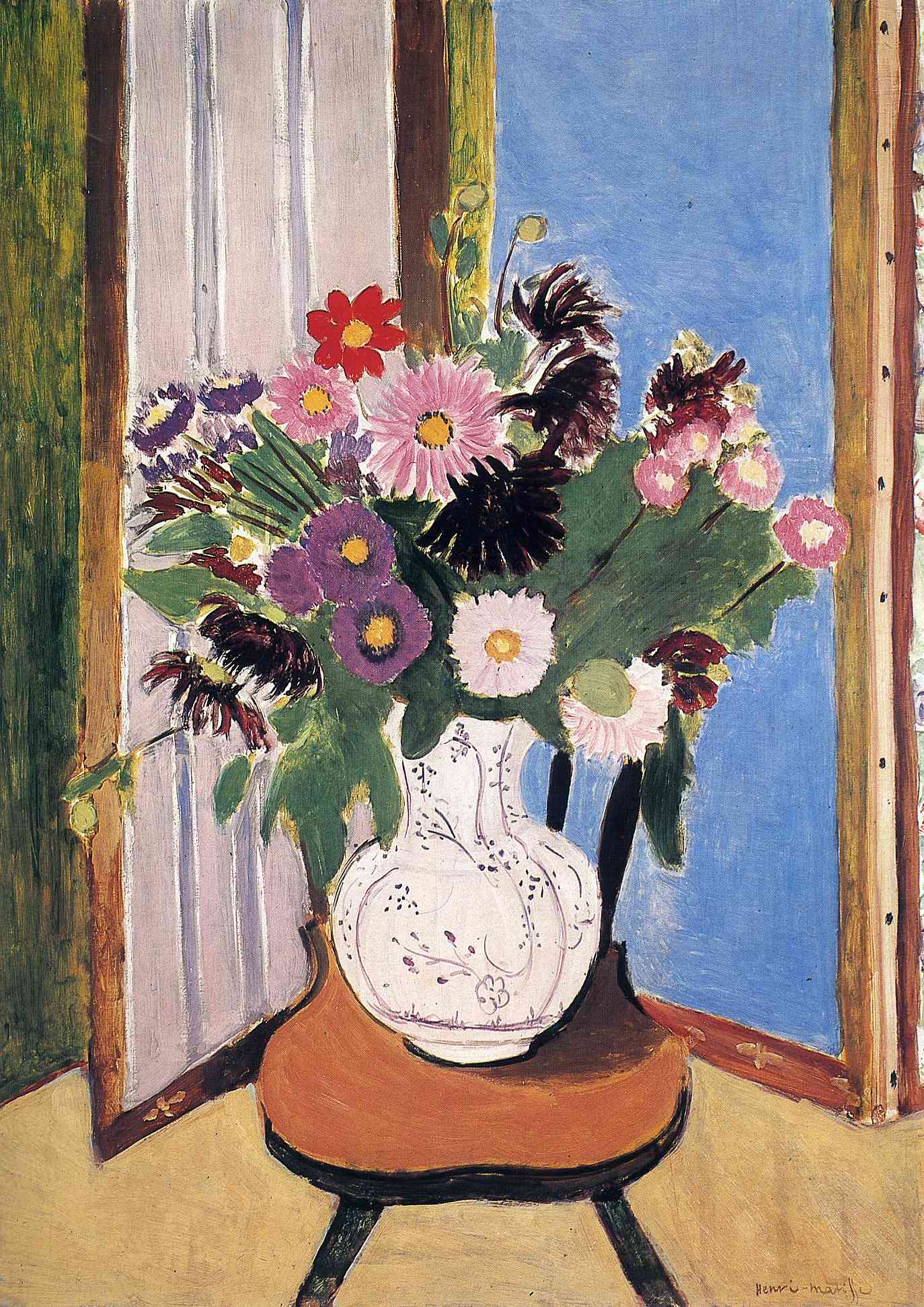 Daisies (1919) Henri Matisse tablo - Dekolata