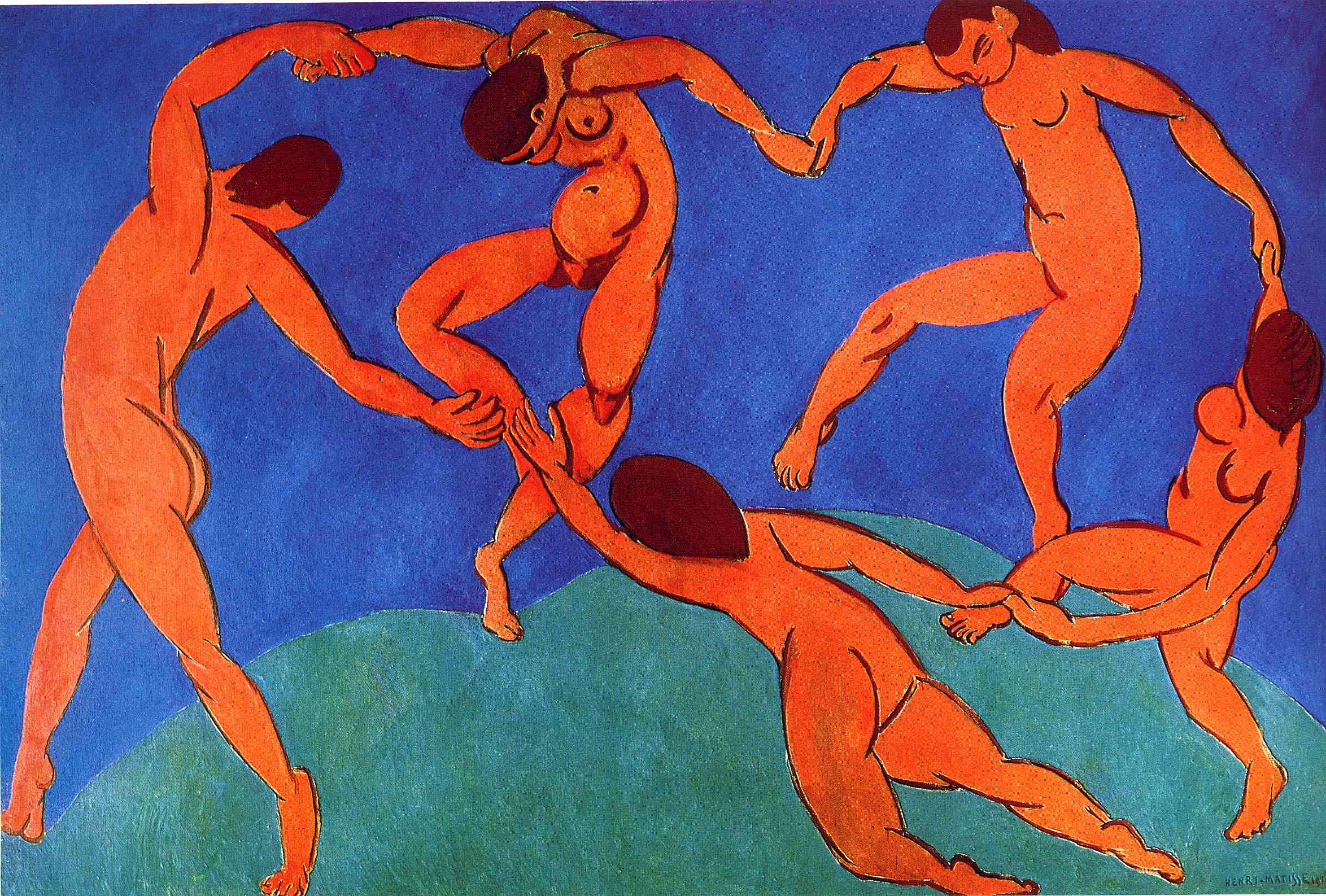 Dance (II) (1910) Henri Matisse tablo - Dekolata