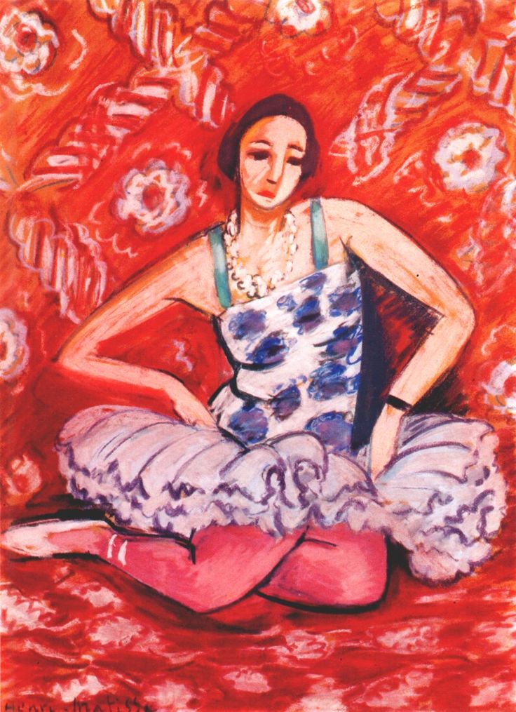 Dancer (1925) Henri Matisse tablo - Dekolata