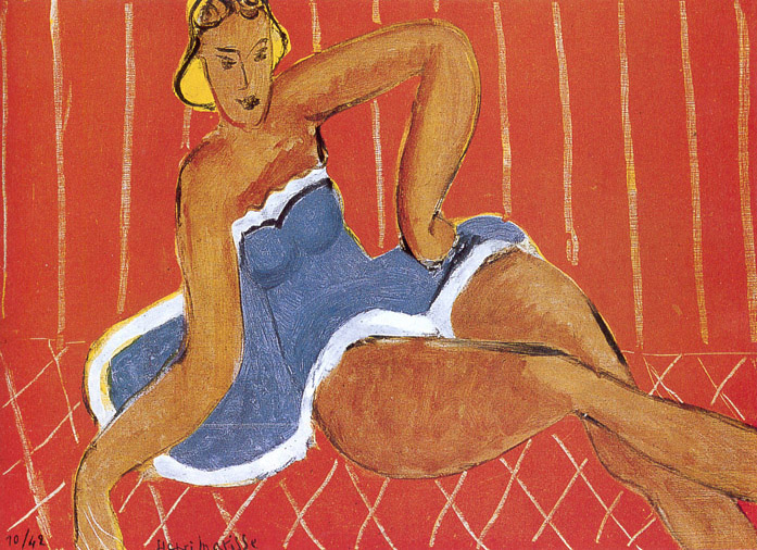 Dancer Seated on a Table (1942) Henri Matisse tablo - Dekolata