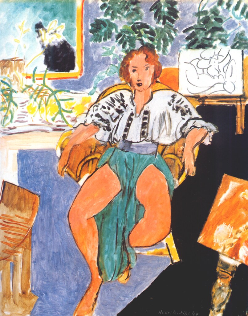 Dancer in Repose (1939) Henri Matisse tablo - Dekolata