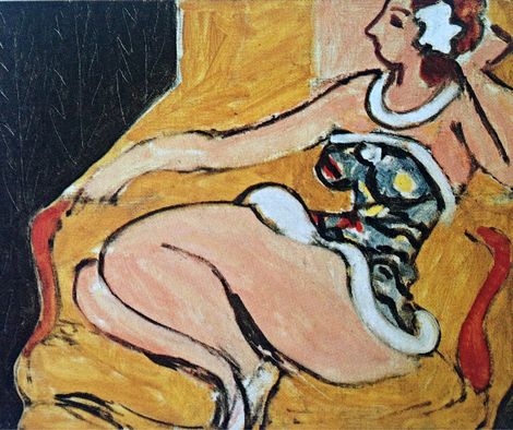 Danseuse Assise (1942) Henri Matisse tablo - Dekolata