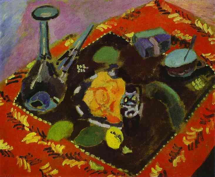 Dishes and Fruit (1906) Henri Matisse tablo - Dekolata