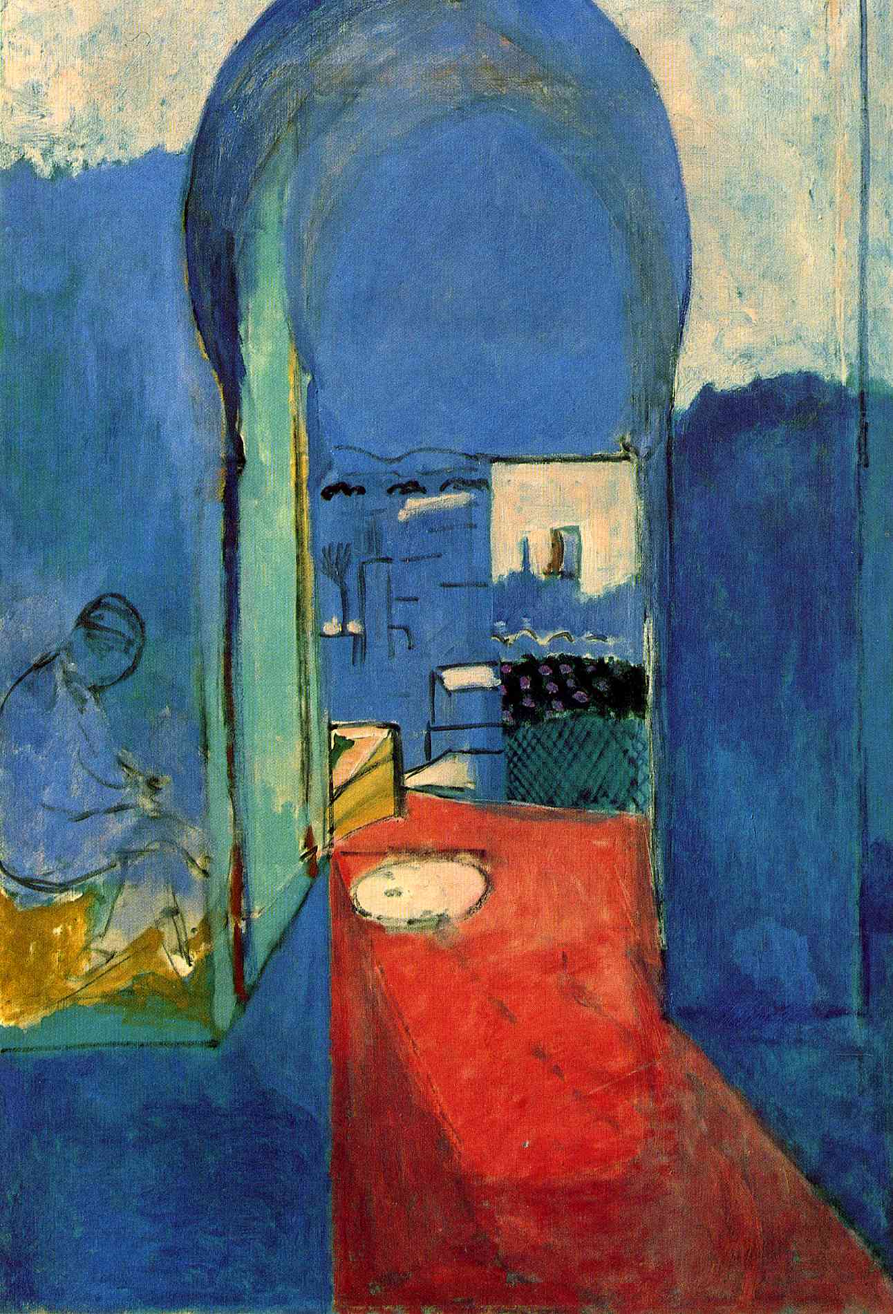 Entrance to the Kasbah (1912) Henri Matisse tablo - Dekolata