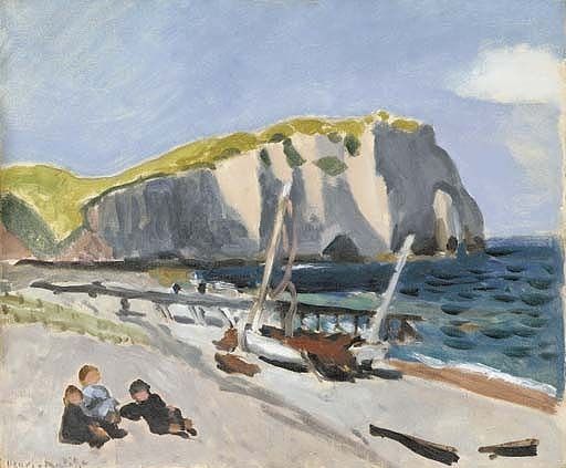Falaises D'Aval (1920) Henri Matisse tablo - Dekolata
