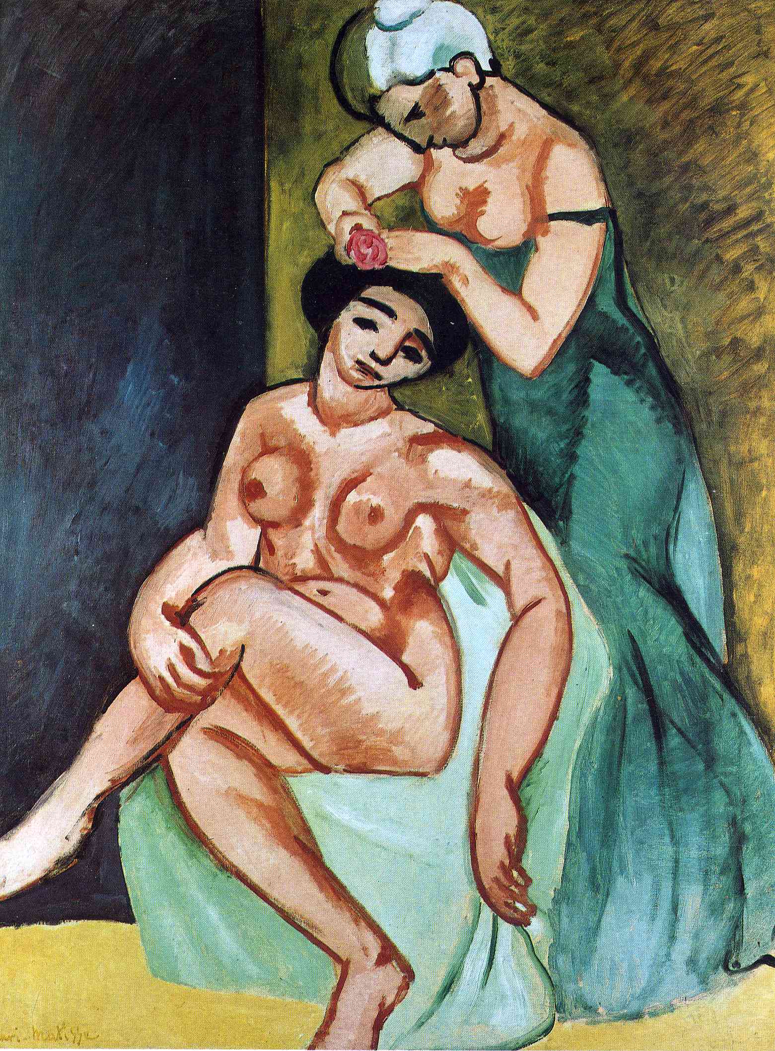 Female toilets (1907) – Henri Matisse Tablo