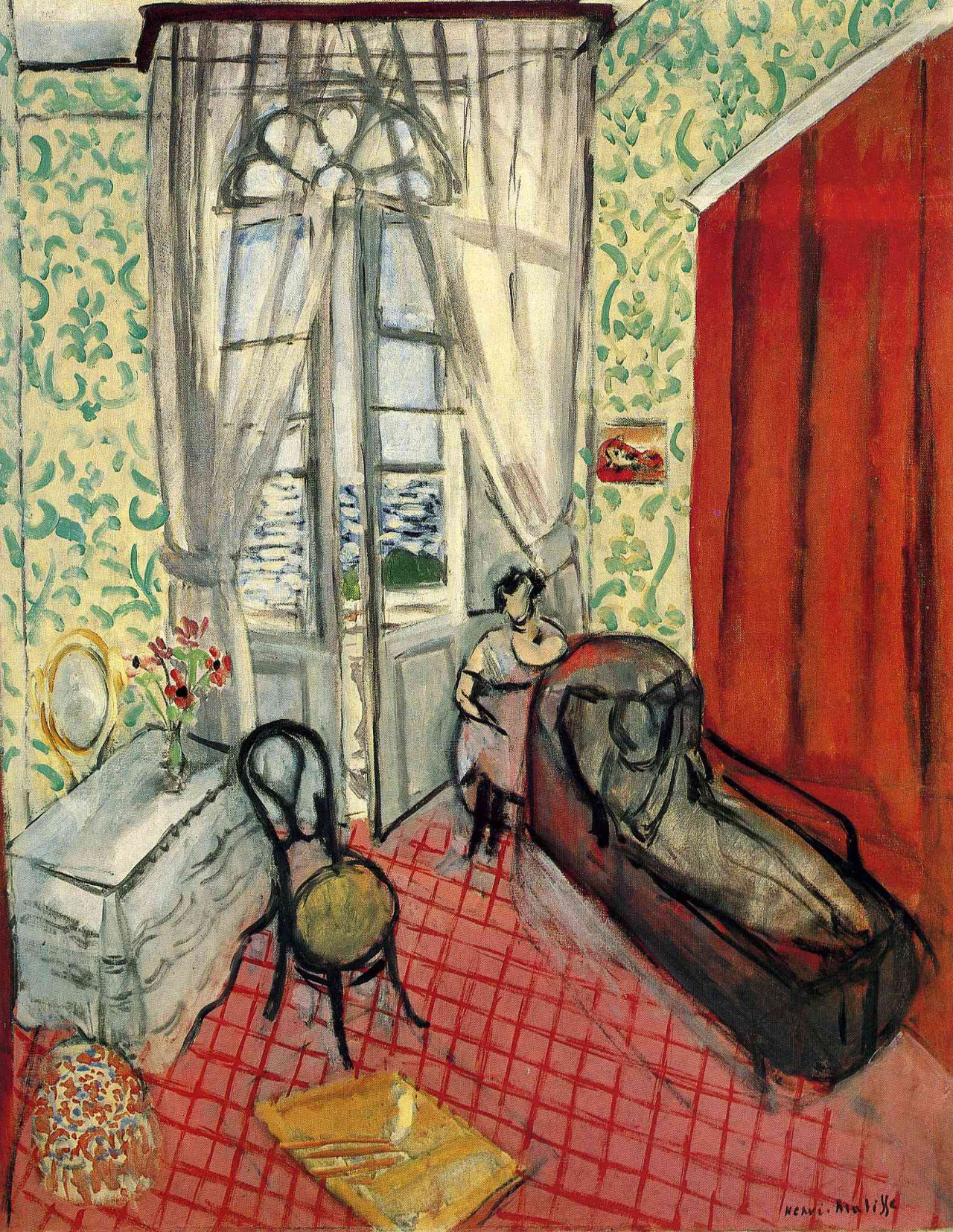 Femmes Au Canapé Ou Le Divan (1921) – Henri Matisse Tablo