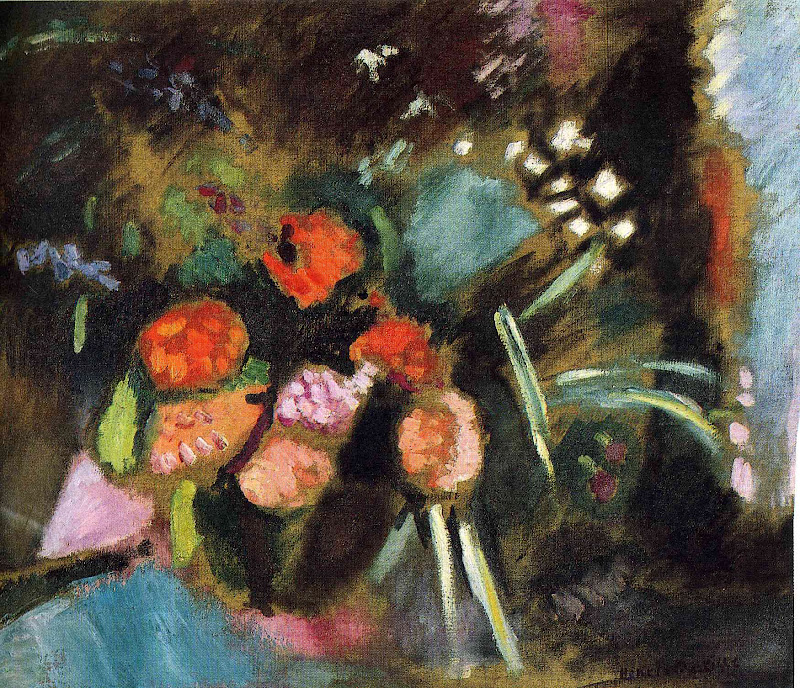 Flowers (1906) Henri Matisse tablo - Dekolata