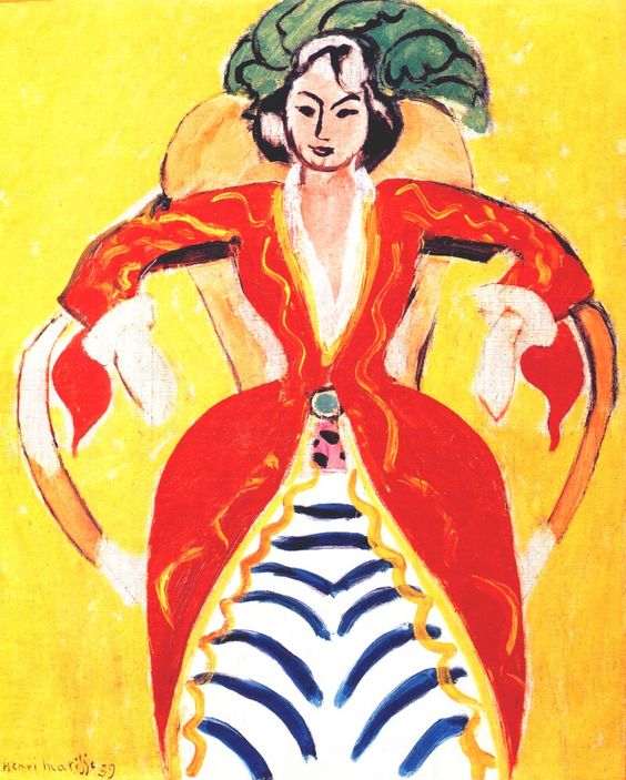 France (1939) Henri Matisse tablo - Dekolata