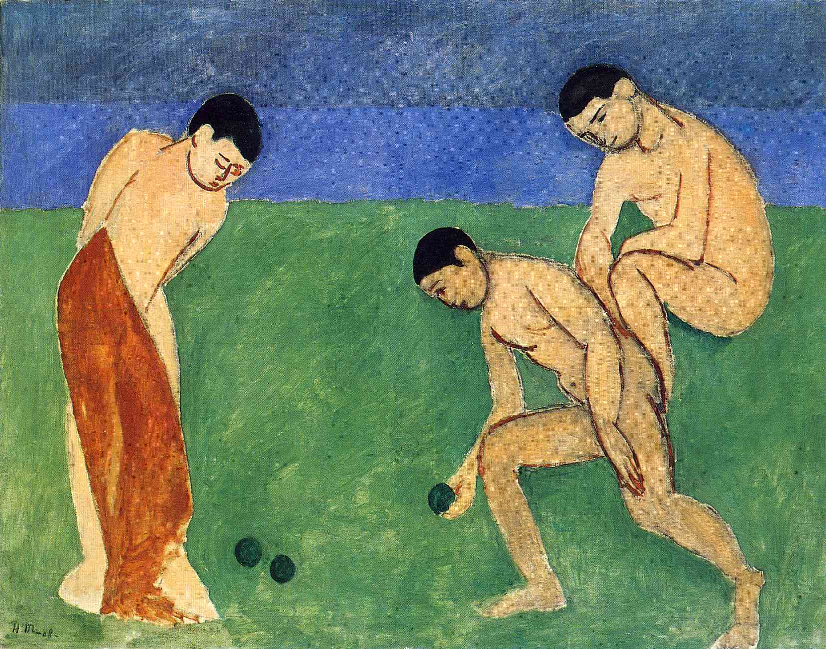 Game of Bowls (1908) – Henri Matisse Tablo