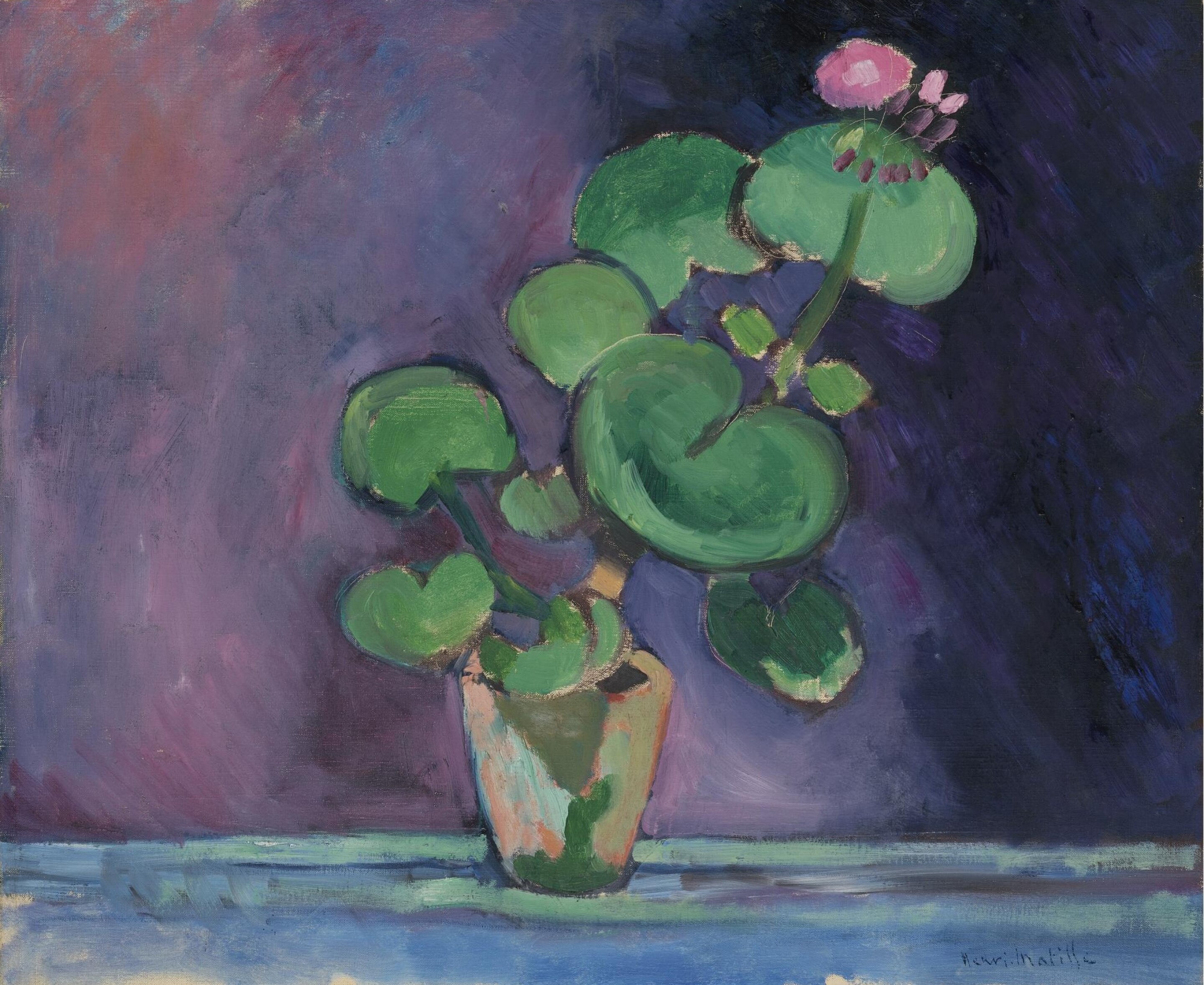 Geranium (1909) Henri Matisse tablo - Dekolata